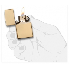 Запальничка Zippo 169 CLASSIC armor high polish bras