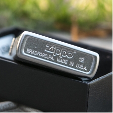 Запальничка Zippo Satin Chrome skeleton 853444