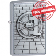 Зажигалка Zippo Safe with Gold Cash Emblem Street Chrome 29555