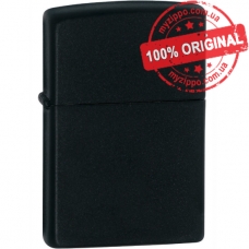 Запальничка Zippo Black Matte 218