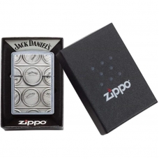 Зажигалка Zippo Jack Daniel's Emblem Street Chrome 29817
