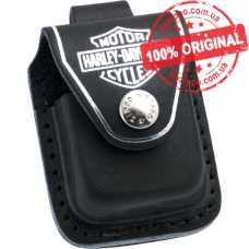 Чохол Zippo Harley-Davidson чорний із петелькою на кнопці HDPBK