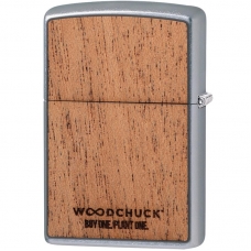 Зажигалка Zippo Woodchuck Mahogany Explorer Emblem Street Chrome 49171