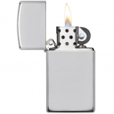 Срібна запальничка Zippo Slim High Polish Sterling Silver 1500