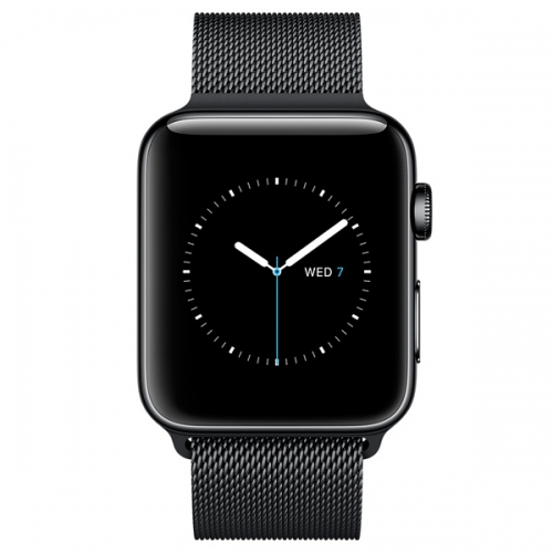 Смарт-часы Apple Watch S2 42mm Sp.Bl St.St/Sp.Bl Milan (MNQ12RU/A)